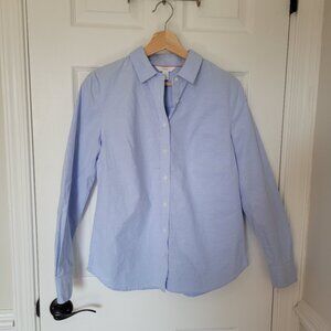 1901 Collared Button Down Shirt Light Blue Pink Accents size small